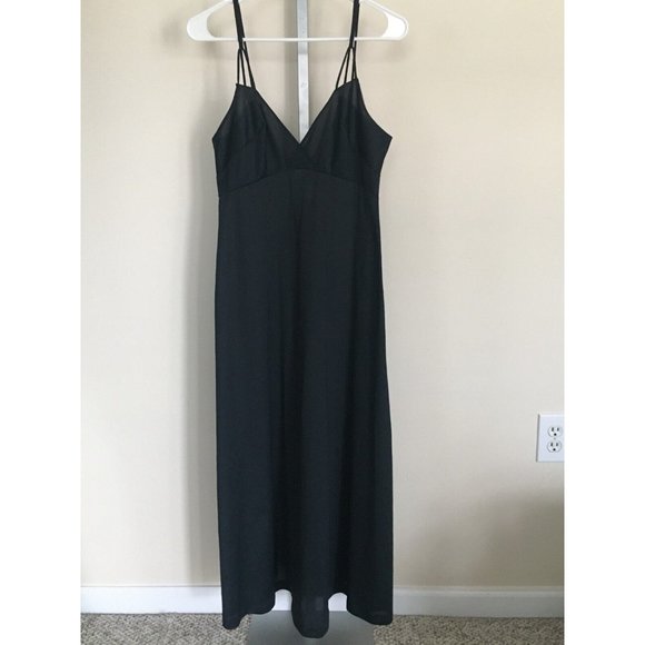 Ginger Rogers for JC Penney Lingerie Vintage Long Gown Size Medium Black - Picture 2 of 7